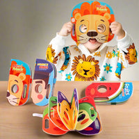 Thumbnail for Mask Book™ – Dziecko uczy się pierwszych wrażeń - Książka z maskami z tkaniny