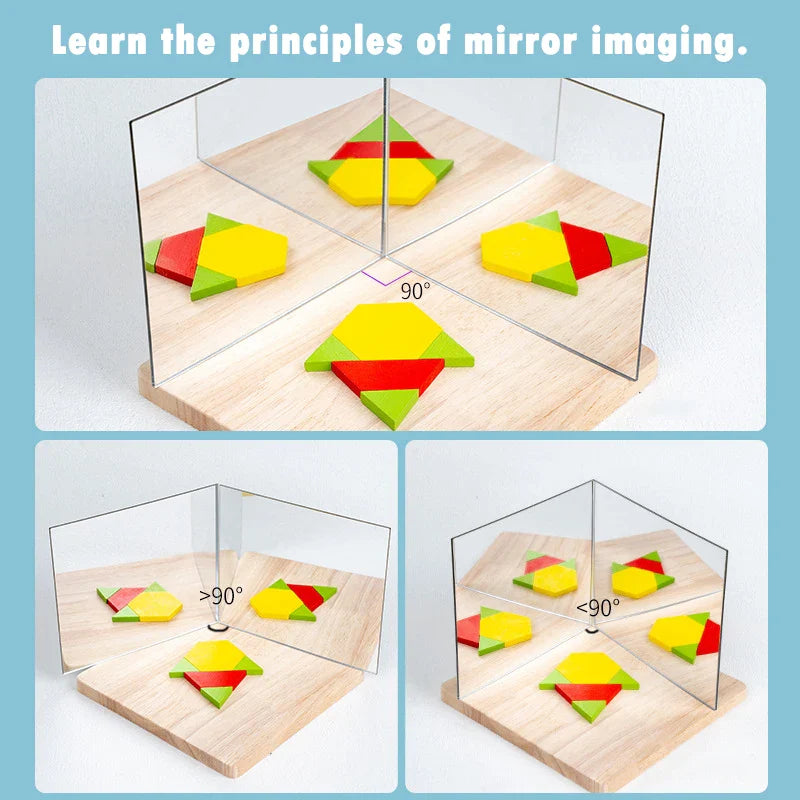 Reflection Play™ – Lustrzane odbicie i nauka - klocki logiczne z lustrem