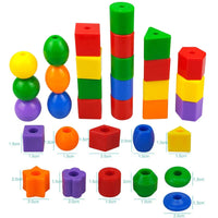 Thumbnail for Rainbow Lacing Beads™ – Kolorowe koraliki do nawlekania - Kreatywność