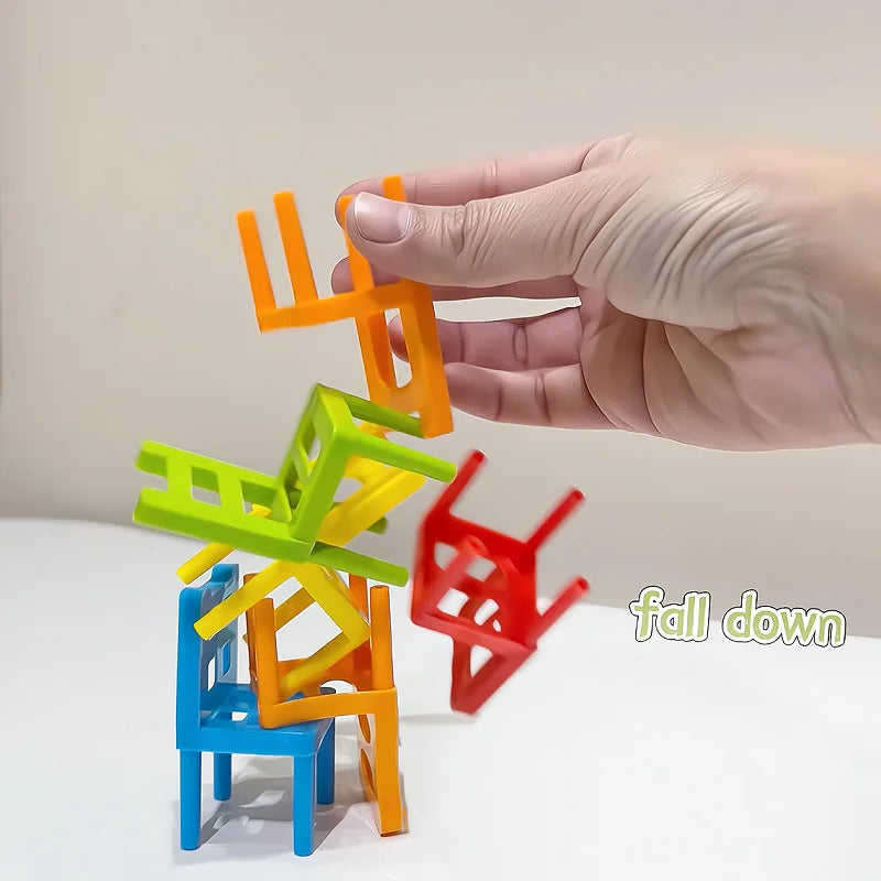 Chair Stack™ - Interaktywna i stymulująca kreatywność - gra w układanie krzeseł