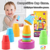 Color Cups™ - Inteligentne układanie - Zestaw kubków do układania w stos