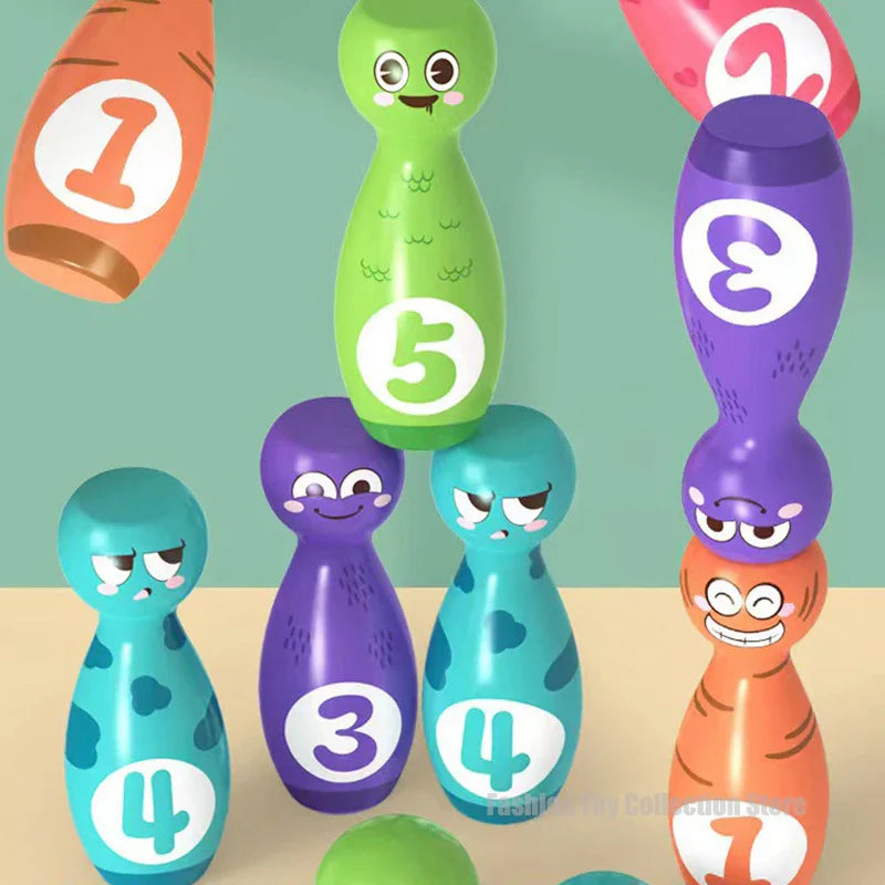 Bowling Game Set - Kolorowy i zabawny – zestaw do gry w kręgle