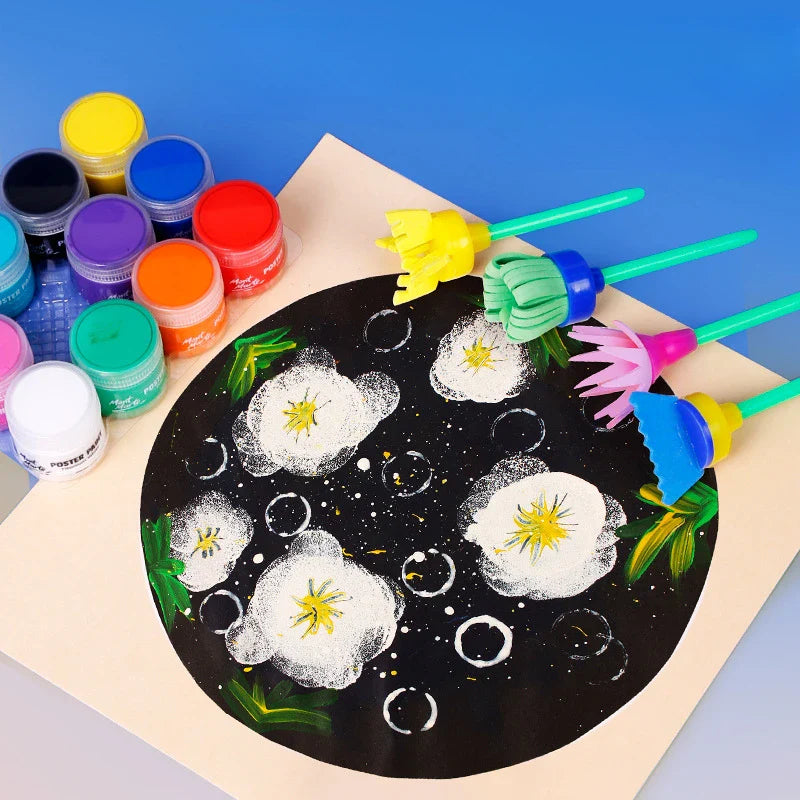 PaintJoy – Kolorowy i kreatywny – zestaw farb do malowania palcami i gwaszy
