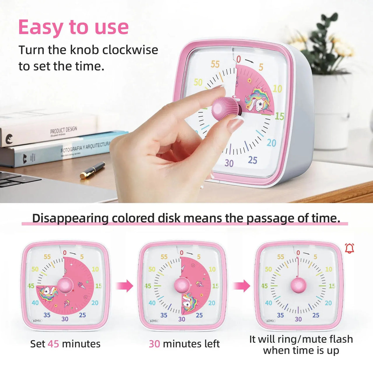 Visual Timer – Kolorowo i spokojnie – Czasomierz dla dzieci