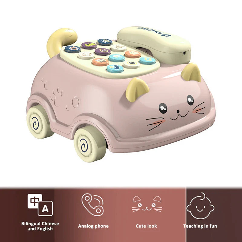 Musical Baby Phone™ - Muzyczny telefon - Zabawka sensoryczna