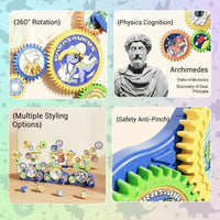 Thumbnail for SmartGears – Edukacyjne i zabawne – zestaw 3D z elektrycznymi kołami zębatymi