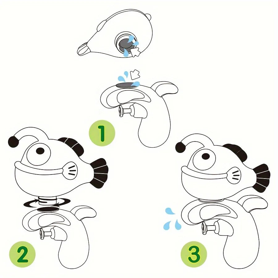 Clown Fish Splash™ – Zestaw Splash Fun – Zabawki wodne dla maluchów