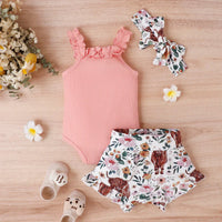 Thumbnail for Baby Girl Summer Outfit – Urocze i zwiewne – zestaw ubranek dla niemowląt
