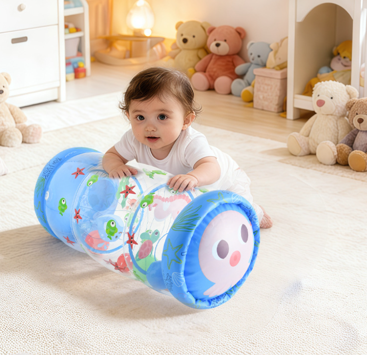 Baby Crawling Ball™ - Zabawka z grzechotką - Nauka raczkowania