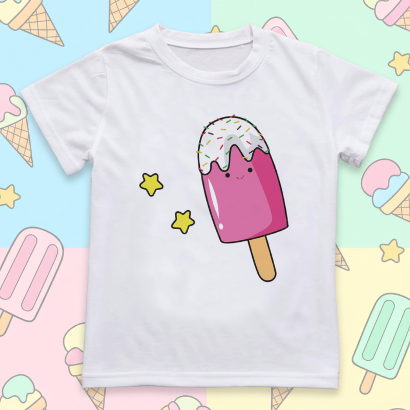 Boys & Girls Summer Tee – Komfort i zabawa – koszulka dziecięca z zabawnym nadrukiem