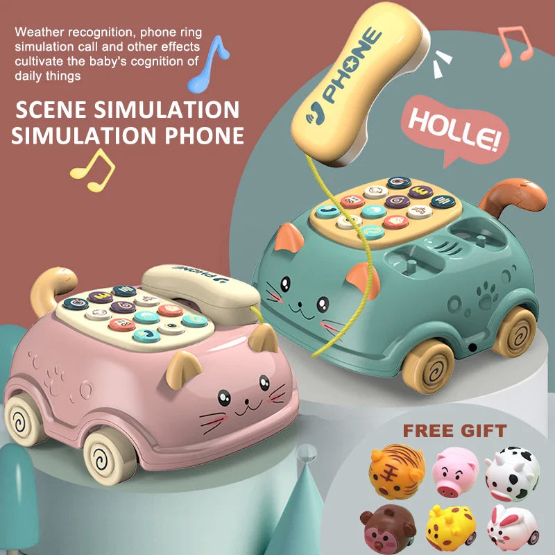 Musical Baby Phone™ - Muzyczny telefon - Zabawka sensoryczna