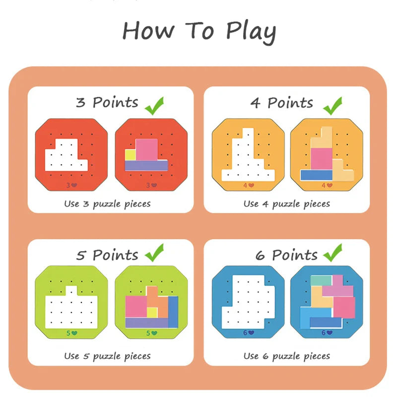 Logic Blocks™ – Kolor i kreatywność – Puzzle geometryczne