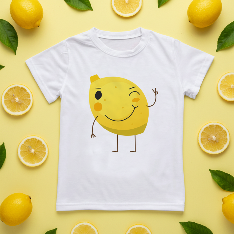 Boys & Girls Summer Tee – Komfort i zabawa – koszulka dziecięca z zabawnym nadrukiem