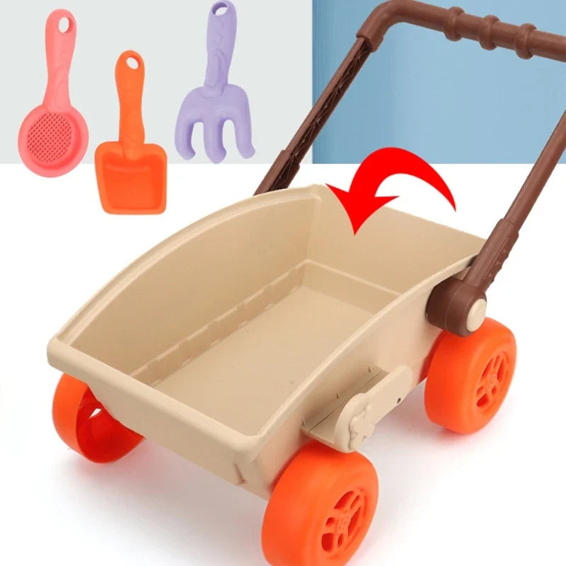 Beach Cart Set™ – Letnia zabawa w piasku – Zestaw do gier plażowych