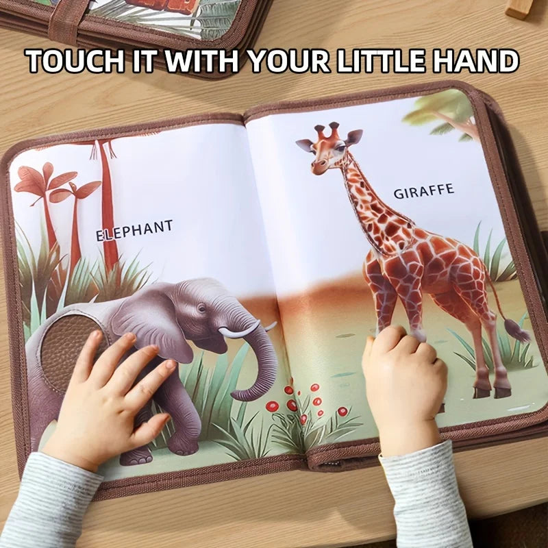 Touch Book™ – Łaskotki i kolory - Książeczka Zmysły Zwierzęta