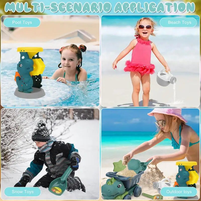 Beach Dino Set™ – Zbuduj swój zamek – Plaża Dinotruck Beach