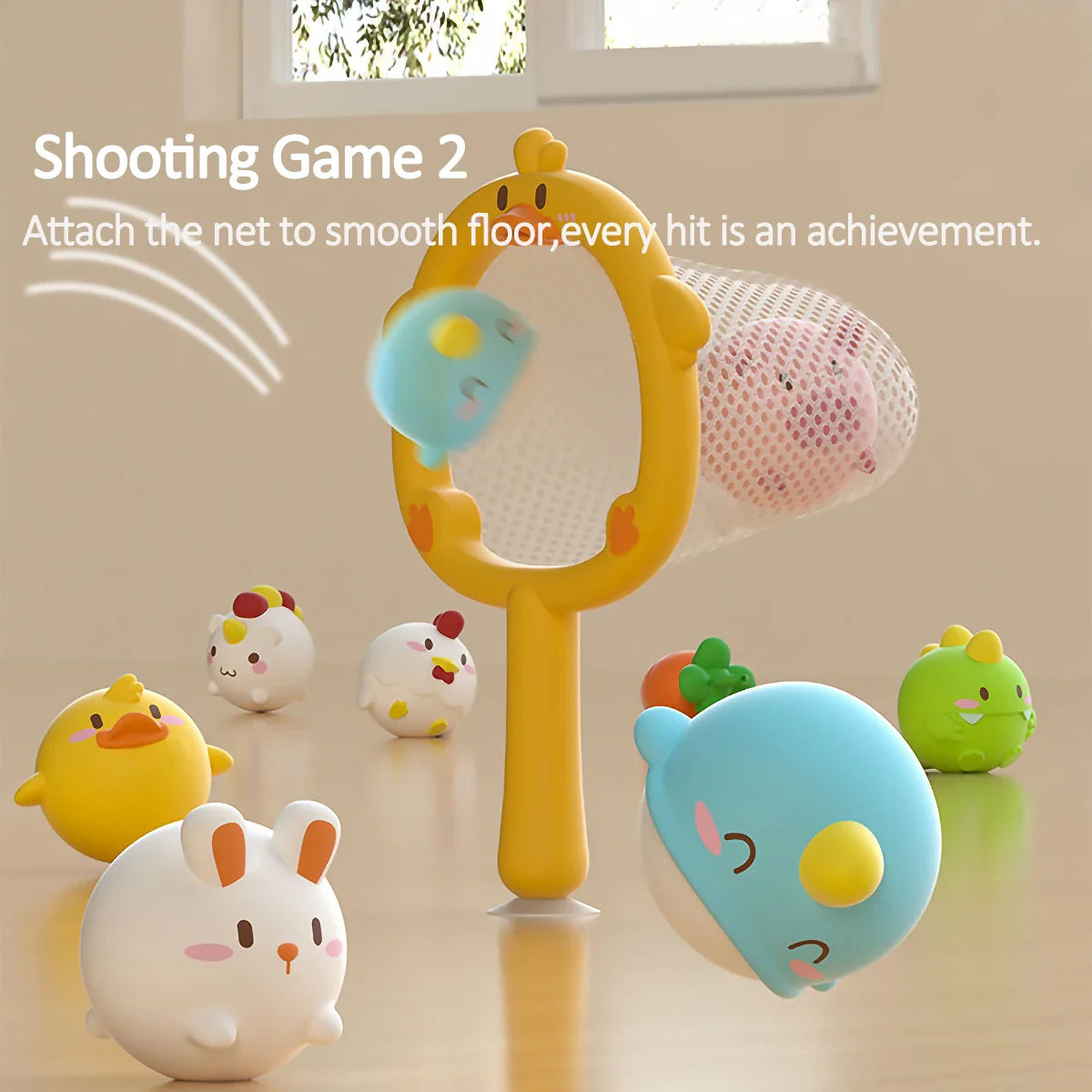 Squeaky Splash™ – Impreza w wannie - Siatka na ryby w wannie