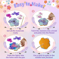 Thumbnail for DIY Flower Poke Art – Kreatywne i edukacyjne – zestaw do tworzenia kompozycji kwiatowych