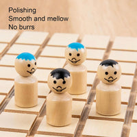 Thumbnail for Wooden Chess Puzzle Game – Strategia i myślenie – gra planszowa