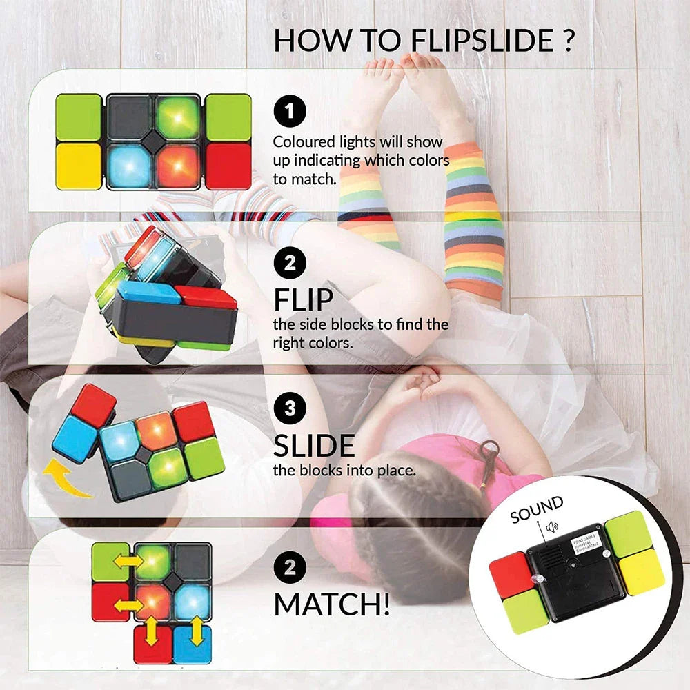 Puzzle Flip Pro™ - Gra logiczna kostka - Zabawka zręcznościowa