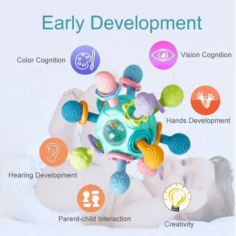 CalmChew – Delikatny i bezpieczny – silikonowy gryzak 3 w 1