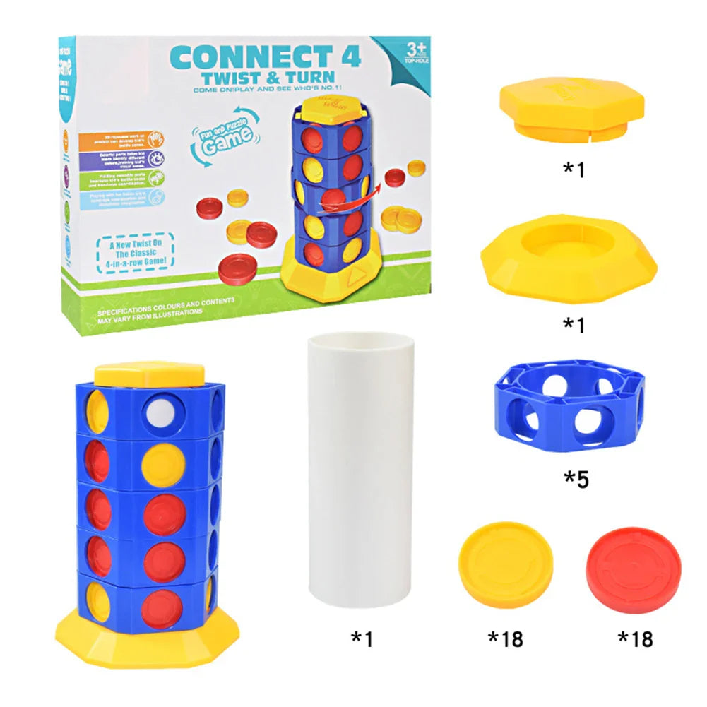 3D Connect 4™ - Cztery w rzędzie - Gra logiczna dla dzieci