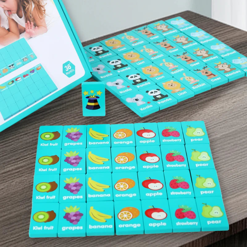 Memory Matching Game – Koncentracja i rozwój – gra planszowa „Memory”