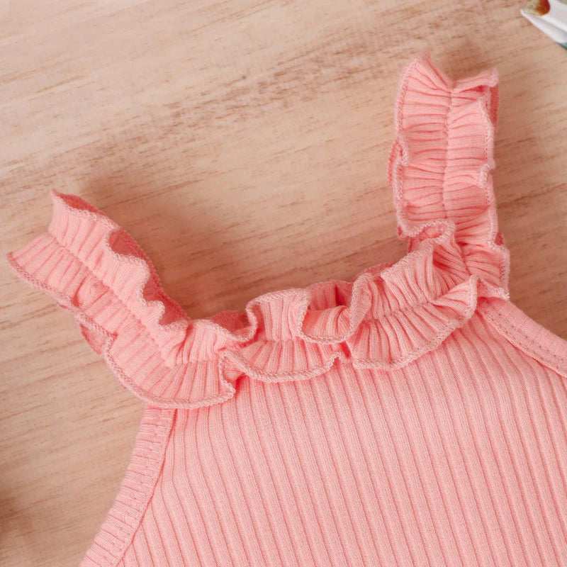 Baby Girl Summer Outfit – Urocze i zwiewne – zestaw ubranek dla niemowląt