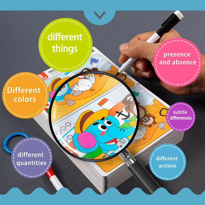 Spot the Difference Game – Koncentracja i nauka – gra karciana
