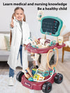 Mini Medic - Ostrożny i inteligentny - Zestaw zabawek do wózka lekarskiego