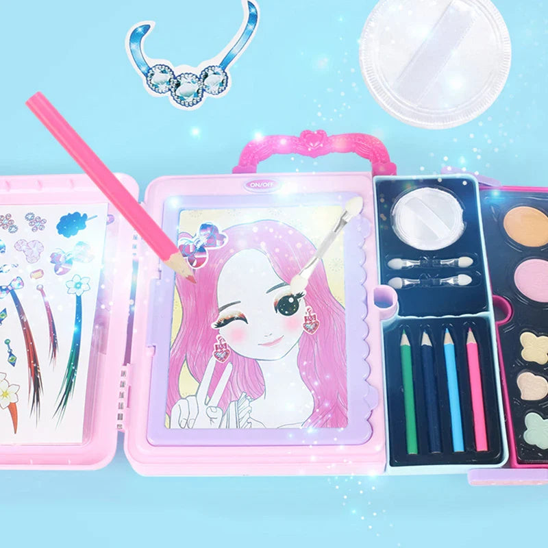 Glam Draw - Fantazja i zabawa – zestaw do makijażu
