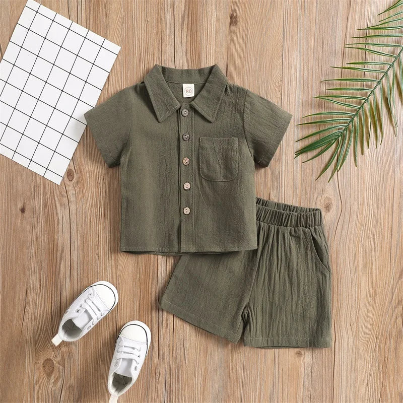 Mini Fashion™ – Wytrzymały i stylowy – Bawełniany strój niemowlęcy