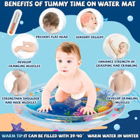 Thumbnail for TinyWave – Wesoła i rozwijająca – sensoryczna mata wodna dla niemowląt
