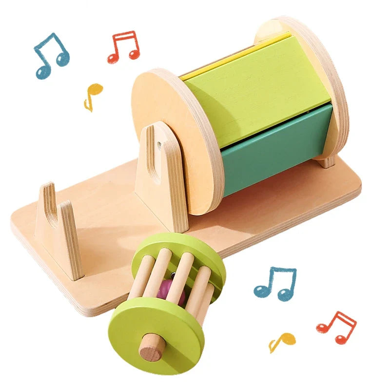 Sensory Drum™ - Zabawka sensoryczna - Drewniane zabawki Montessori