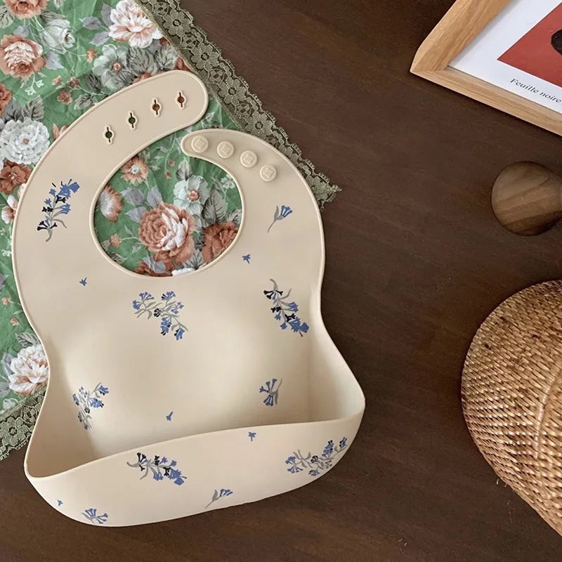 Silicone Bib - Wodoodporny i modny - silikonowy śliniak dla niemowląt