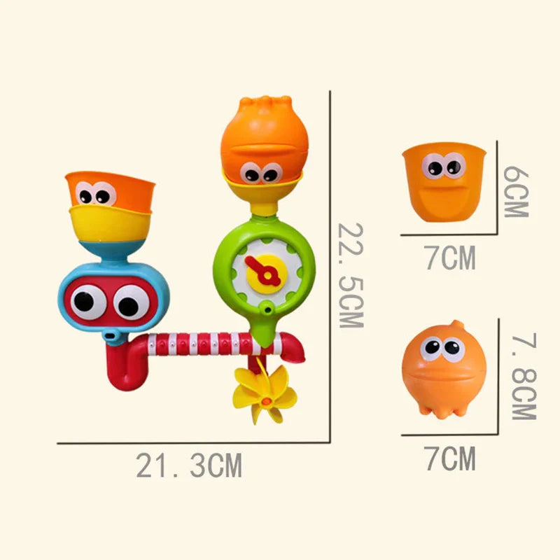 Waterwheel Fun™ – Turn & Splash - zabawa w wodzie – Zabawki do kąpieli dla niemowląt