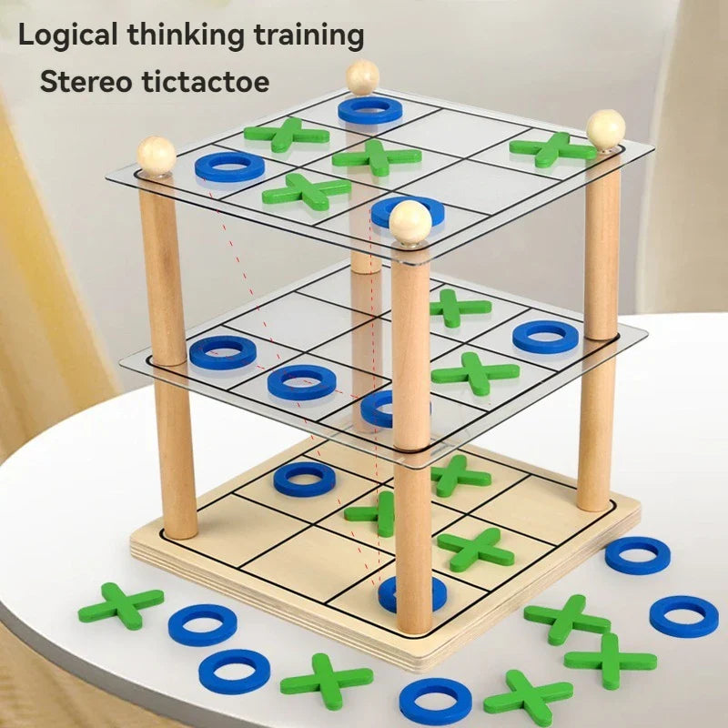 LogicTower – Edukacyjne i inteligentne – Trzy w rzędzie 3D
