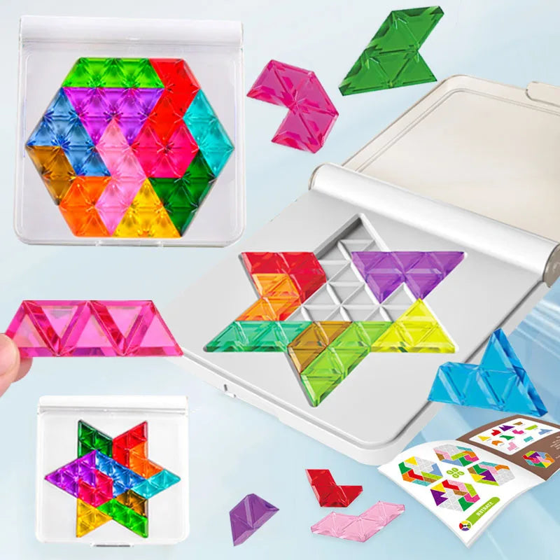 LogicStar – Kreatywne i edukacyjne – gra planszowa z puzzlami