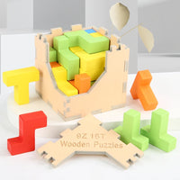 Thumbnail for Woods™ - Układanka Tetris 3D - Drewniane puzzle geometryczne