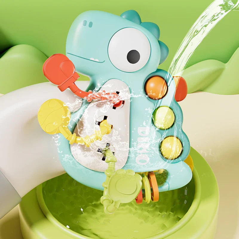 BabyDino – zabawka do gryzienia i zabawy – sensoryczna zabawka do ciągnięcia