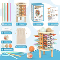 Thumbnail for Balance Tower™ – Stos i liczenie – Drewniana gra na myślenie