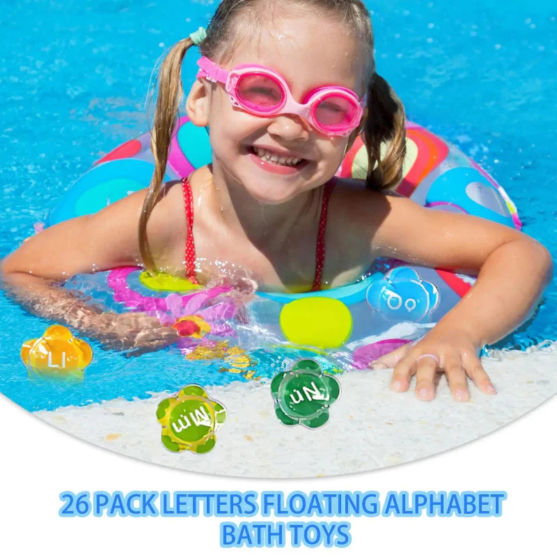 BubbleAlphabet – Delikatne i edukacyjne – Litery wodne