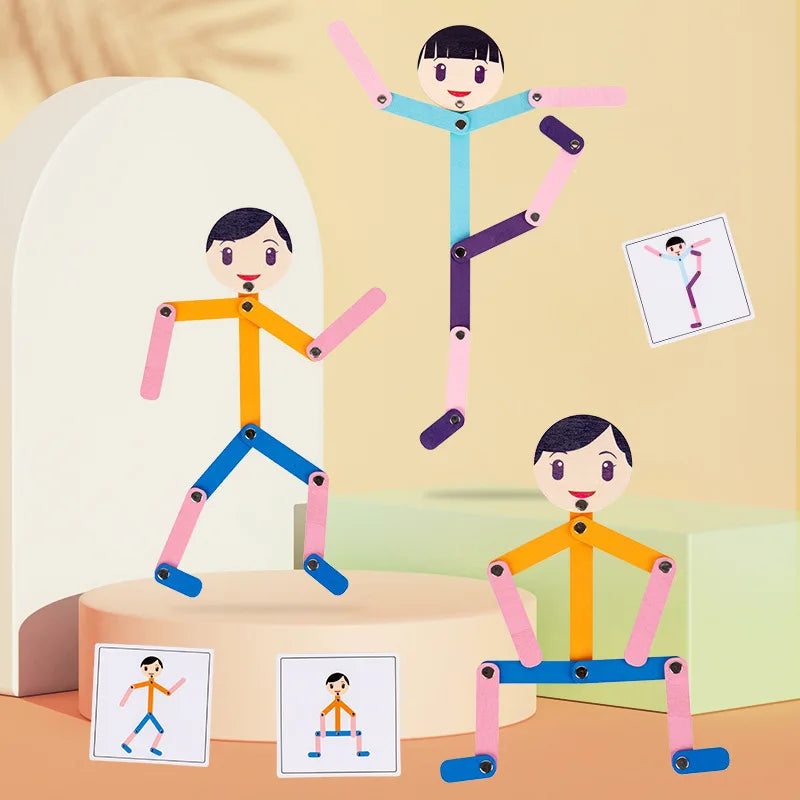 PlayGrow - Rozwój poprzez zabawę – puzzle Montessori Sportowiec