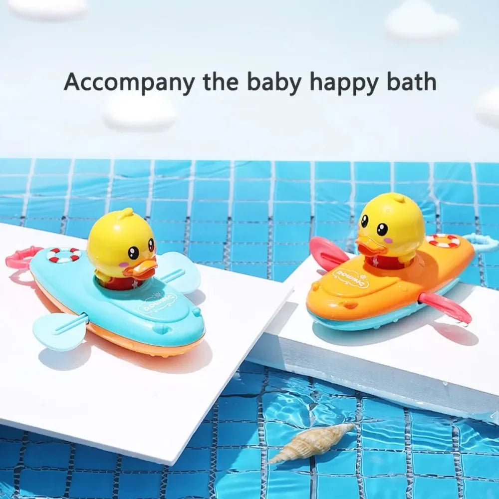 Little Duck Swim™ – Przyjaciel do kąpieli Splash Fun - gumowa kaczka do wiosłowania