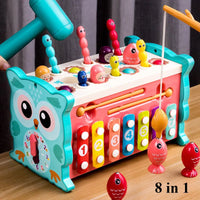 Thumbnail for Montessori Hammering Toy – Motoryka i nauka – zestaw zabawowy 8 w 1