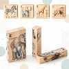 ZooStack – Drewno i interaktywność – Puzzle z klockami zwierząt