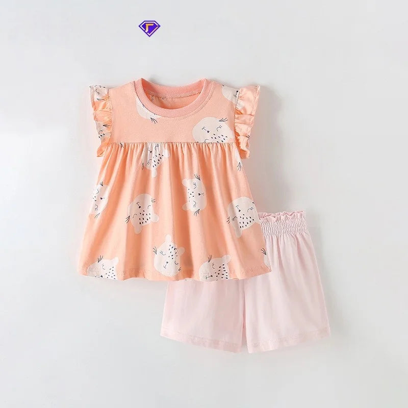SunnyBloom – Zomer & Schattig – Dopasowany zestaw letni
