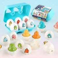 Thumbnail for Montessori 3D Eggs Puzzle – Fajna zabawa na Wielkanoc – gra w sortowanie jajek