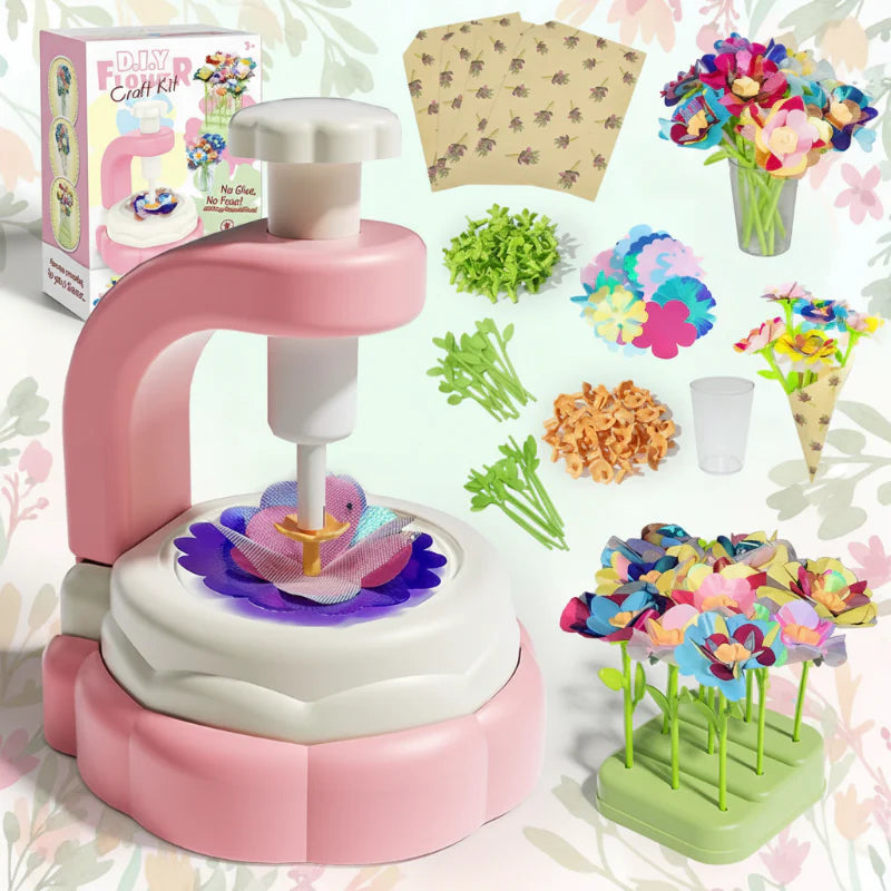 DIY Flower Bouquet Toy – Kreatywny i interaktywny – zestaw do tworzenia kompozycji kwiatowych