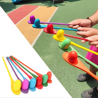 Thumbnail for Wooden Egg Spoon Game – Motoryka i nauka – Gra równoważna „Wyścig jajek”